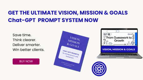 vision, mission and goals ChatGPT prompts